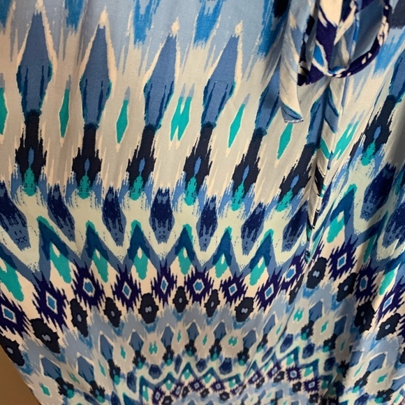 ATHLETA Blue Long Dress w/ Waist Tie Size XS — GORGEOUS!!! - Picture 9 of 9